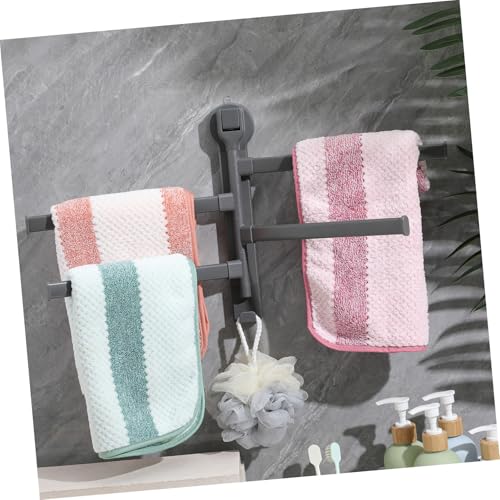 Porte-serviettes à ventouse rotatif support mural salle de bain sans perçage