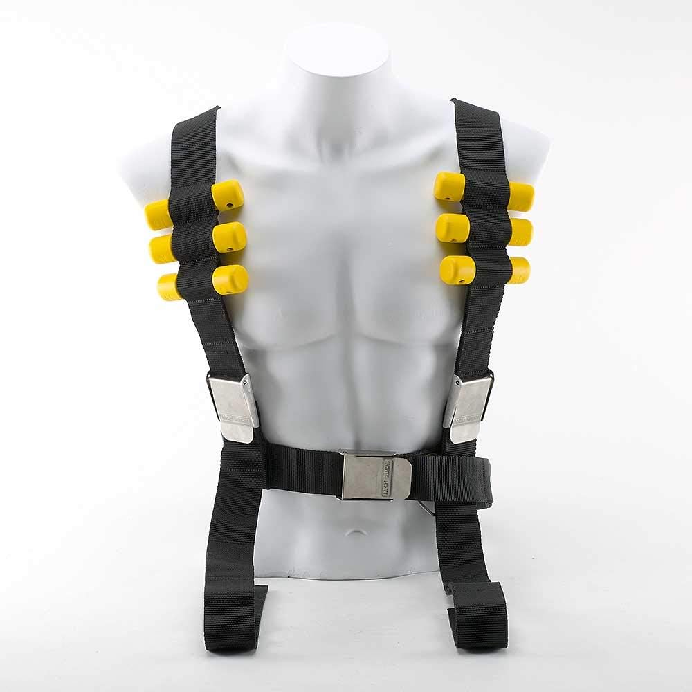 Scuba Diving Belt & Braces for Slug Weights, Black