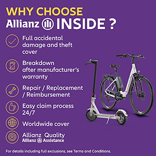 Allianz Inside, 2 year Accidental Damage and Theft Cover for Bicycles from £250,00 to £299,99 - Image 3