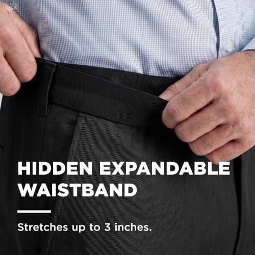 Image of Haggar Men's Classic Fit Premium No Iron Khaki Pant