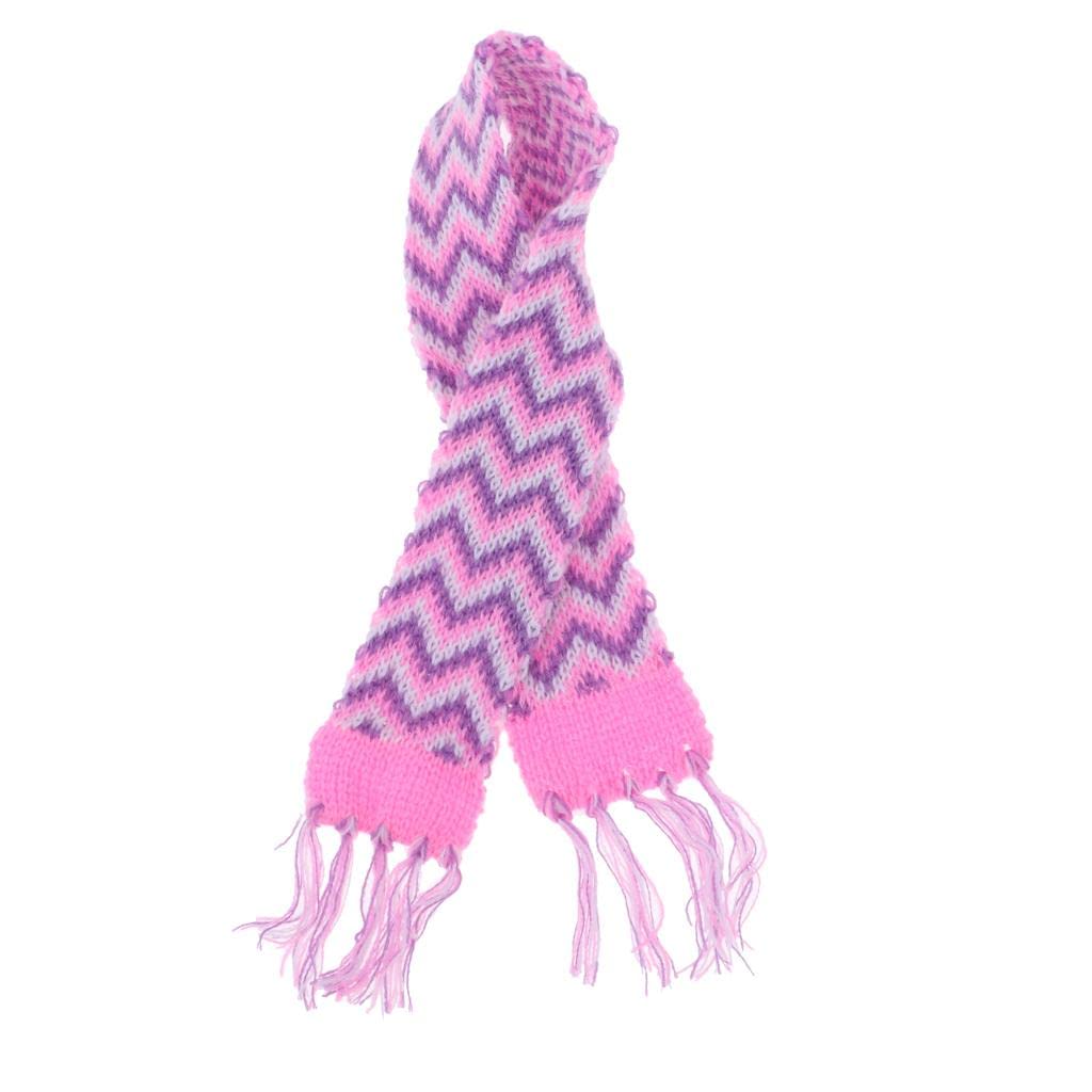Pinakine® Colorful Knitted Striped Scarf Winter Outfit for 18inch Doll | Modern | Dolls & Bears | Dolls