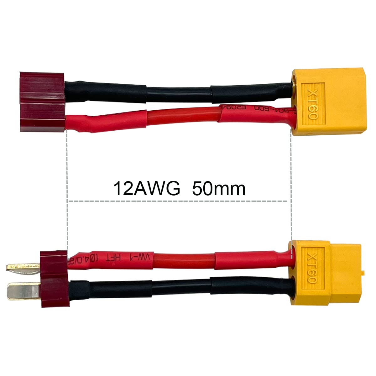 Adaptador Baterias Rc Generico Onpro Yiqigou 2 Pares Deans T-Tipo Macho Hembra Enchufe Conector A XT90 Macho Hembra Enchufe Conector Convertidor Adaptador Adaptador Batería Drone