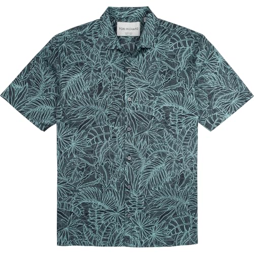 Tori Richard Men's Lineage Short Sleeve Cotton Lawn Button Up Shirt