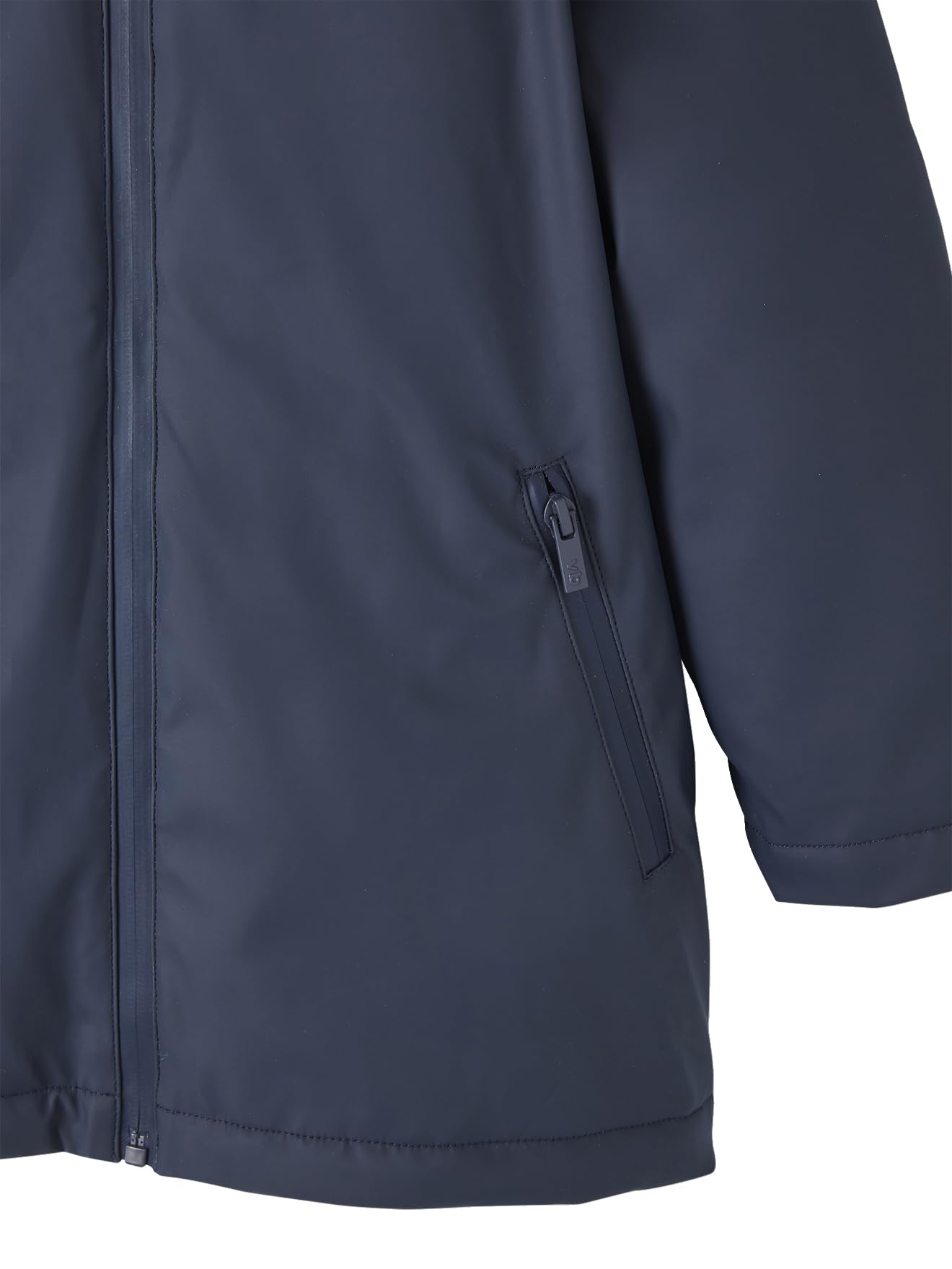Vertbaudet Jungen Regenjacke mit Kapuze & Teddyfleece-Futter