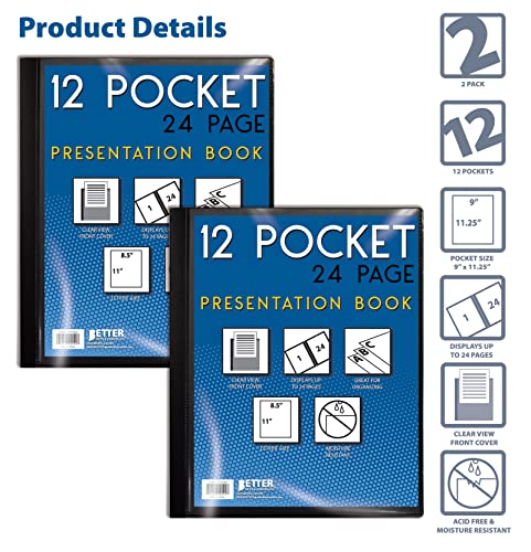 Classeur presentation Better Office Products pour protéger 24 pages de documents importants - 3