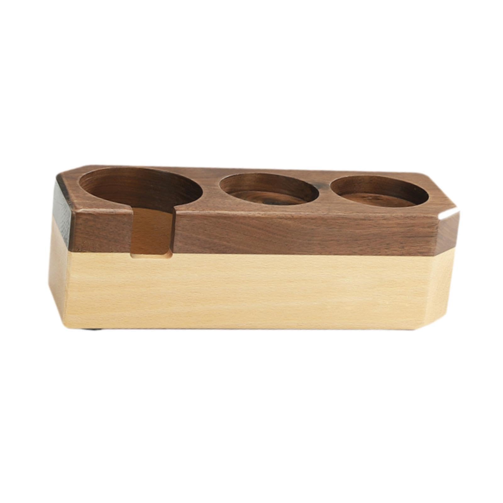 Support en bois pour machine à café avec 3 emplacements au design noble et durable