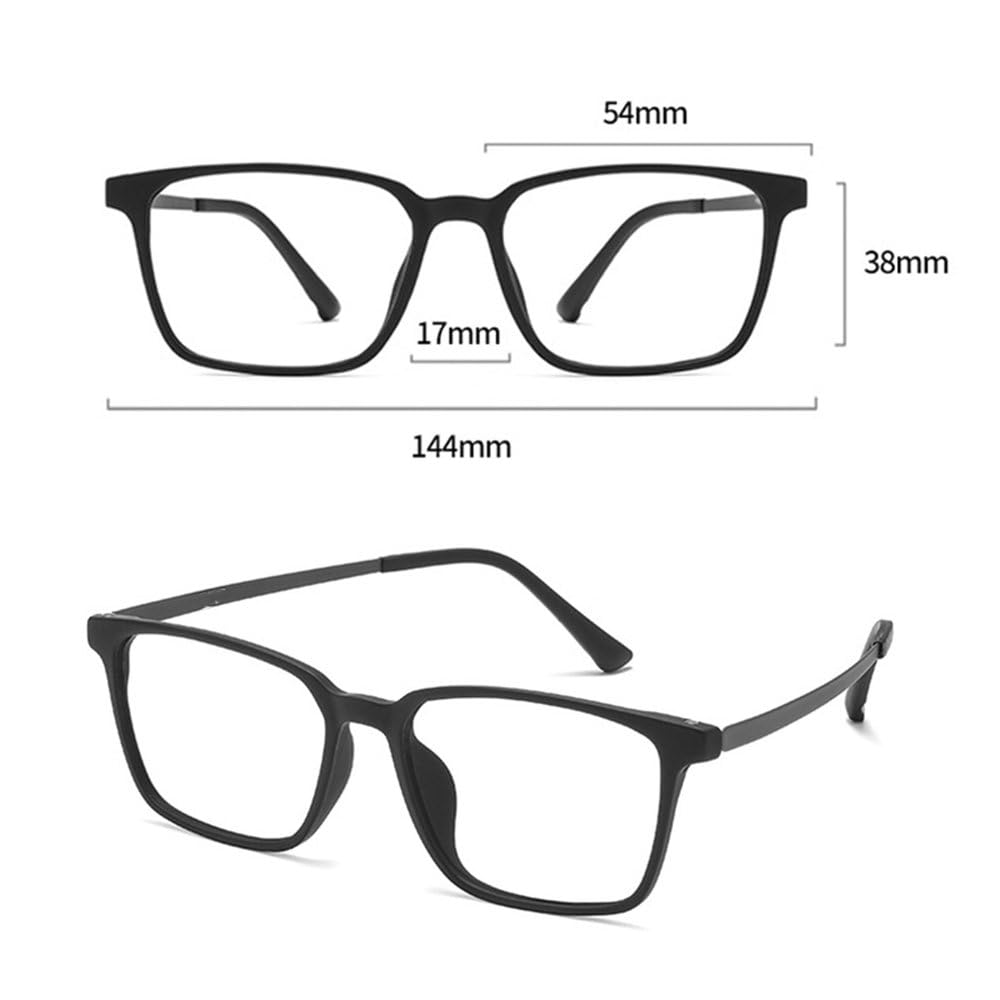 Męskie oprawki do okularów, proste, lekkie, elastyczne, okulary retro z czystego tytanu, okulary męskie