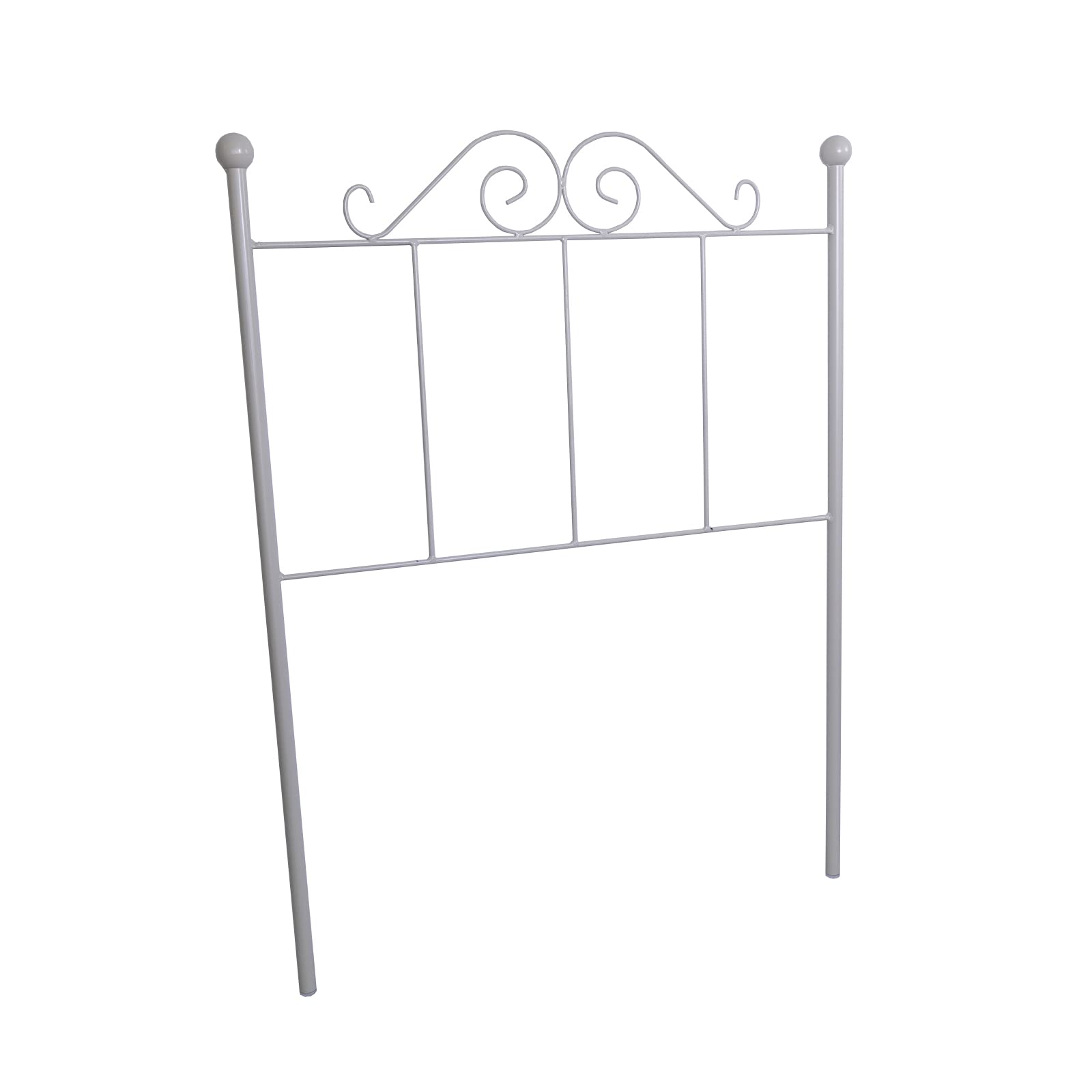 Mueblix Cabecero de Forja Ecus (150 cm, Blanco Roto)