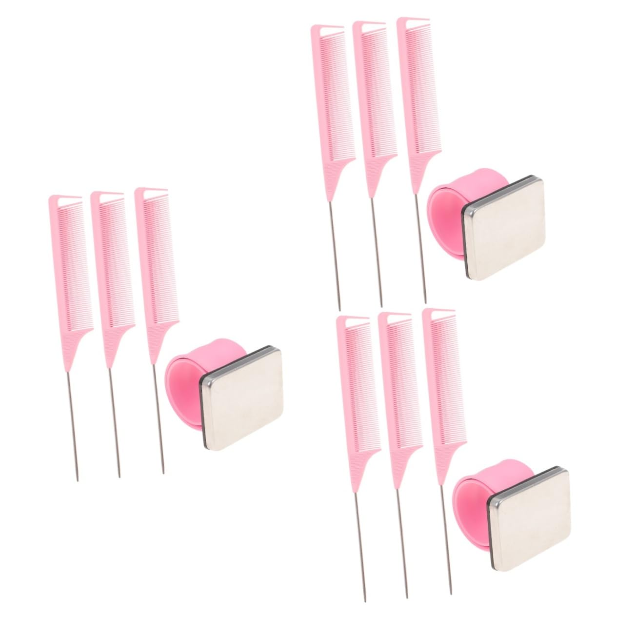 SHINEOFI 3juegos Porta Pasadores Magnético Para Muñeca Alfiletero Ergonómico De Para Peluquería y Costura Para Salones y Diseñadores De Ropa