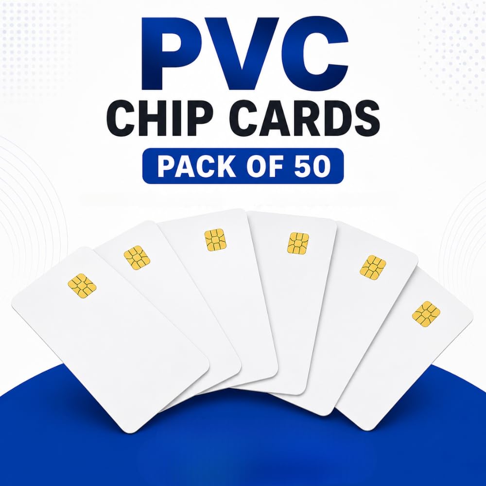 PVC Chip Cards for Inkjet Printers - Pack of 50 -2