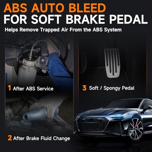 Image of FOXWELL NT630 Plus ABS /SRS OBD2 Scanner, ABS Auto Bleed, Oil EPB SAS Resets | Brake & airbag scanner with read /clear codes, ABS bidirectional tests, live data, 10 OBD2 modes, AutoVIN and WiFi updates