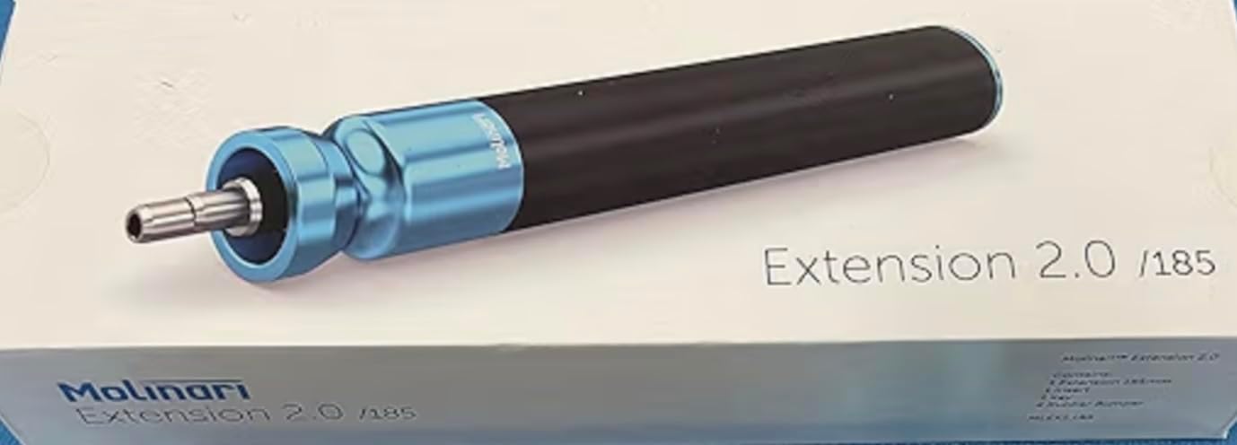 Molinari Cue Extension fits Predator cues, 7 1/4 “ with Adapter, Key, 4 Rubber Bumpers