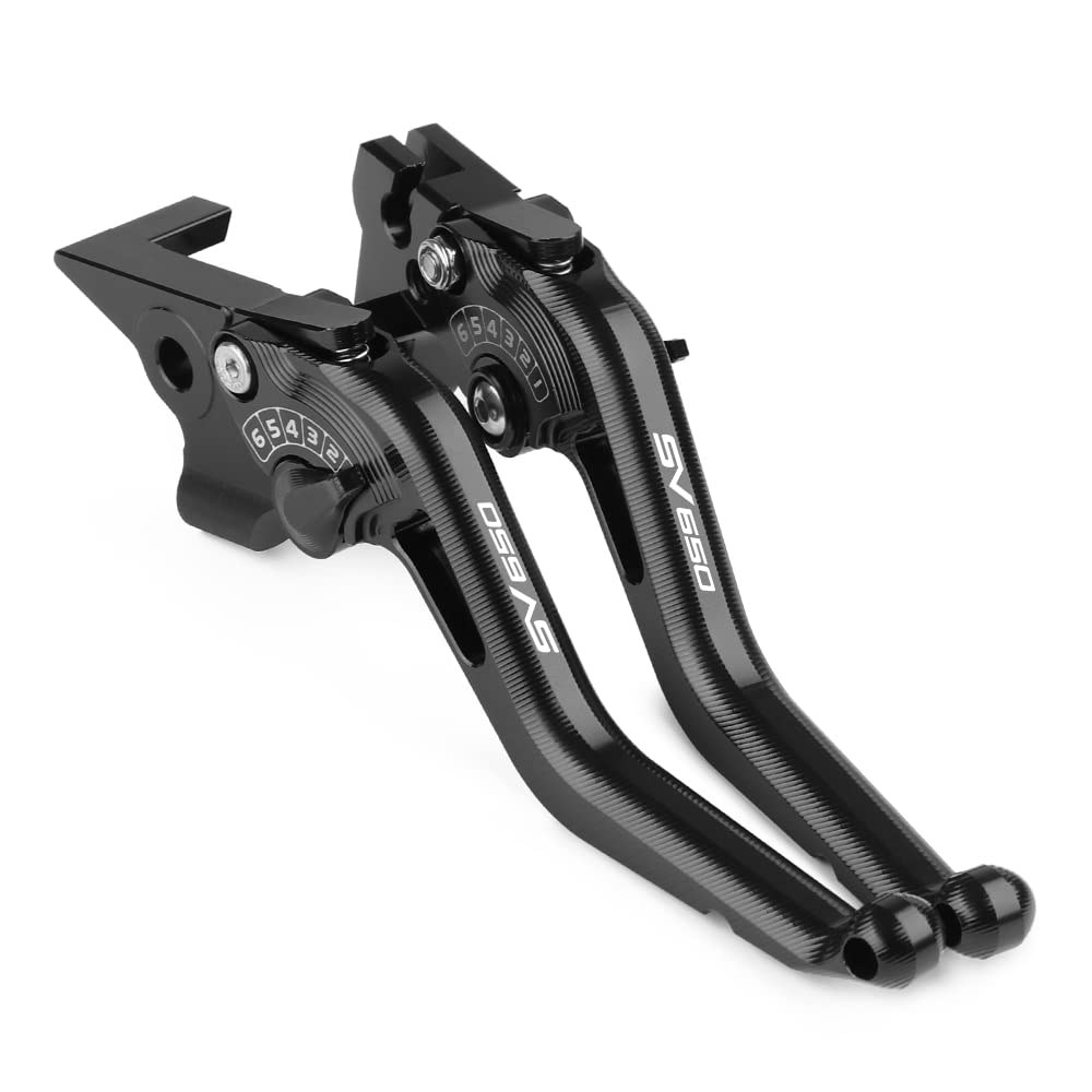 Pour SV650/X SV 650 2016 2017-2022 Levier d'embrayage et Frein, Aluminium Levier Frein Embrayage Moto Réglable