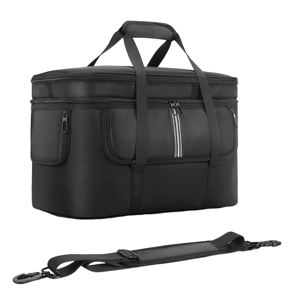 Cymwer Carrying Case Compatible for D-JI Power, 1000 Portable Power Station Travel Storage Bag Protective Case Waterproof Anti-drop with Shoulder Strap & Handle