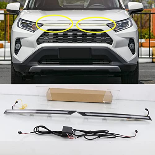 Amazon | ECAHAYAKU DRL フォグランプ 2019-2023 トヨタ RAV4 グリル