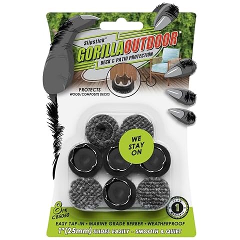 Slipstick Gorilla Outdoor Furniture Feet Protectors Cover