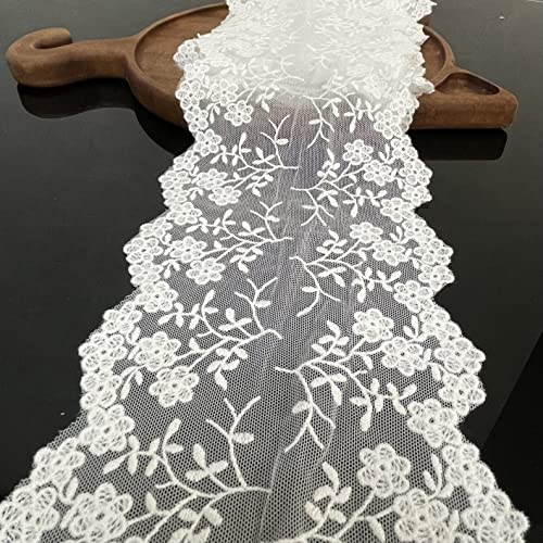 Lace Fabric, Sewing Embroidery Lace Ribbon Trim for...