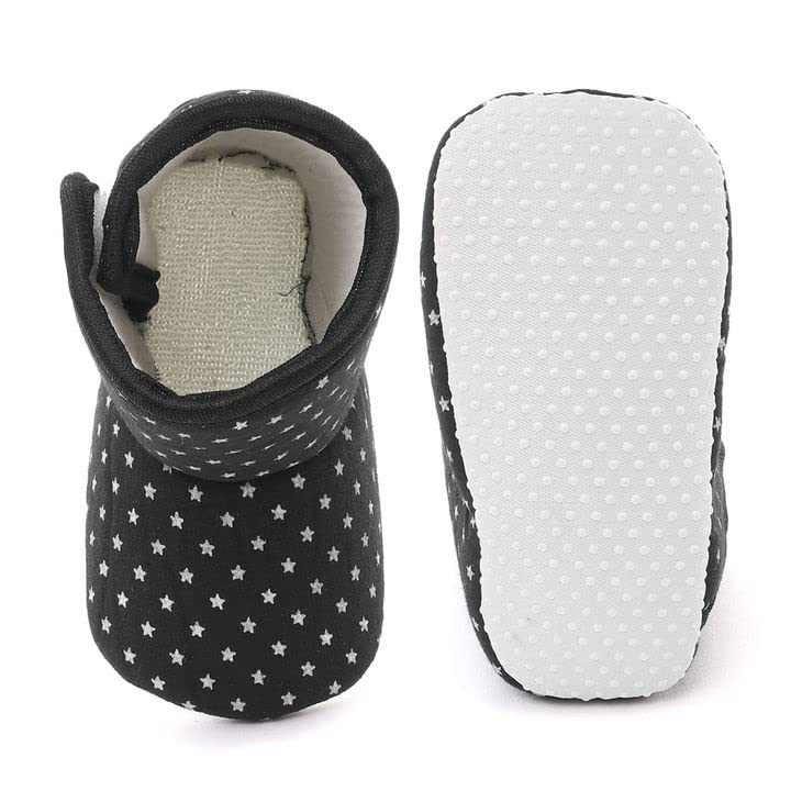 CHIU Baby Infant Star Pattern Soft Booties for 0-6 Month and 6-12 Month 2 51hwgHPbe0L