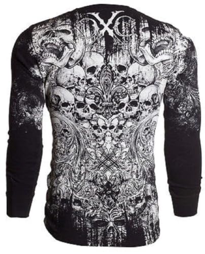 Xtreme Couture by Affliction Men's Thermal Shirt Offering (Black)3