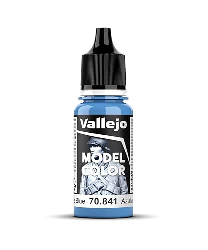 Vallejo Andrea Blue Paint, 17ml - Andrea Blue - 0.57 Fl Oz (Pack of 1)