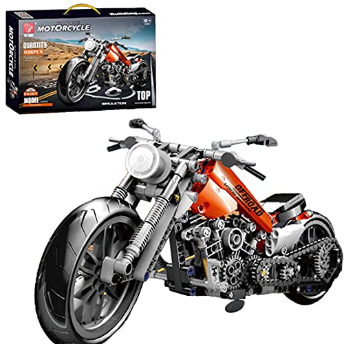 VPPI Technik Motorcycle Bausteine Bausatz, Technic Motobike, Technik T3009 Motorcycle Modellbausatz Klemmbausteine…