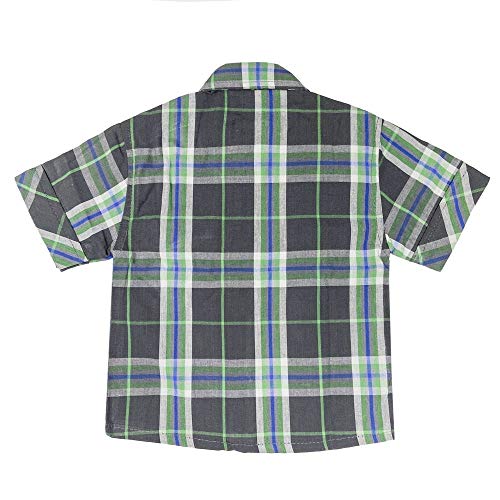 Camisa Look Jeans Clássica Xadrez Verde - UNICA - G