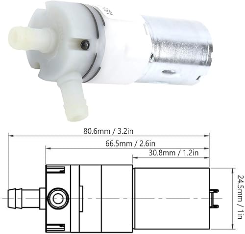 Miniatura 3 de Mini bomba de agua, bomba portátil anti micro micro del acero inoxidable voltaje clasificado DC12V para electrodomésticos pozo industrial