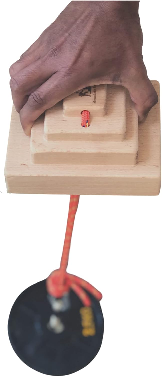 Wood Hand Grip Pinch Block for Grip Strength Hand Grip Strengthener