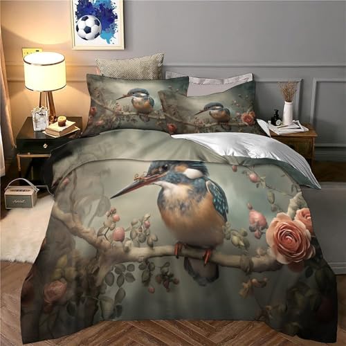 Parure de lit Kangaroo Beach microfibre respirante housse de couette effet 3D - 6