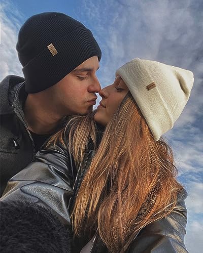 Image of FURTALK Unisex Cuffed Beanie Thick Double Knit Winter Skull Cap | Double-Layer Warmth, Ultra-Soft Itch-Free Knit, Snug No-Slip Fit, Essential Gear for Winter Jogging & Outdoor Sports