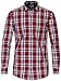 Produktbild Redmond Langarmhemd Bordeaux/Blau/Weiß kariert XL Comfort Fit