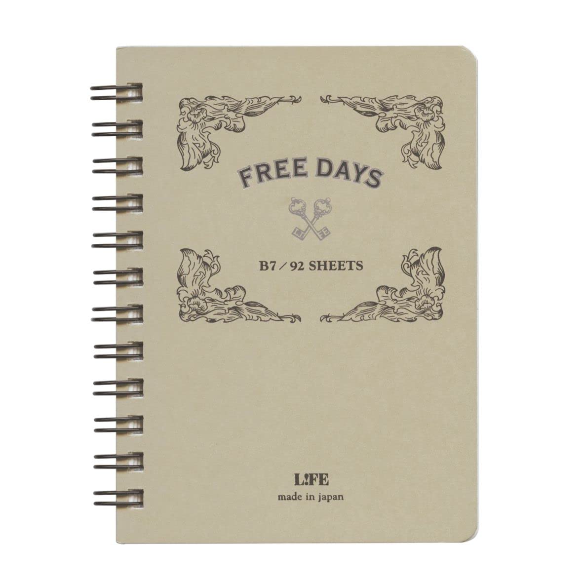 Life Notatnik D1543, B7, Freedays, szary