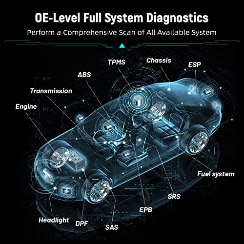 ANCEL V6 Bi Directional Scan Tool, 2023 Newest OBD2 Scanner Diagnostic Tool Key Fob Programmer, Automotriz Car Code Reader for All Vehicles, 15+ Service ABS Auto Bleed/TPMS/EPB/IMMO/DPF/SAS/Battery