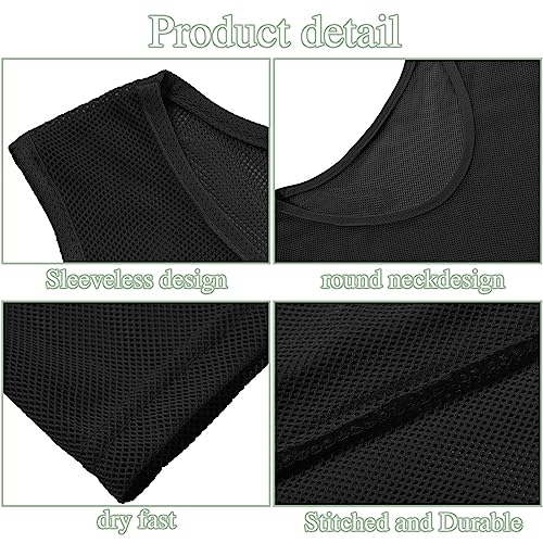 Image of Sintege 12 Pcs Soccer Pinnies Pennies Jersey Scrimmage Vest Sports Practice Jersey Mesh Basketball Vest for Youth Adult Kids