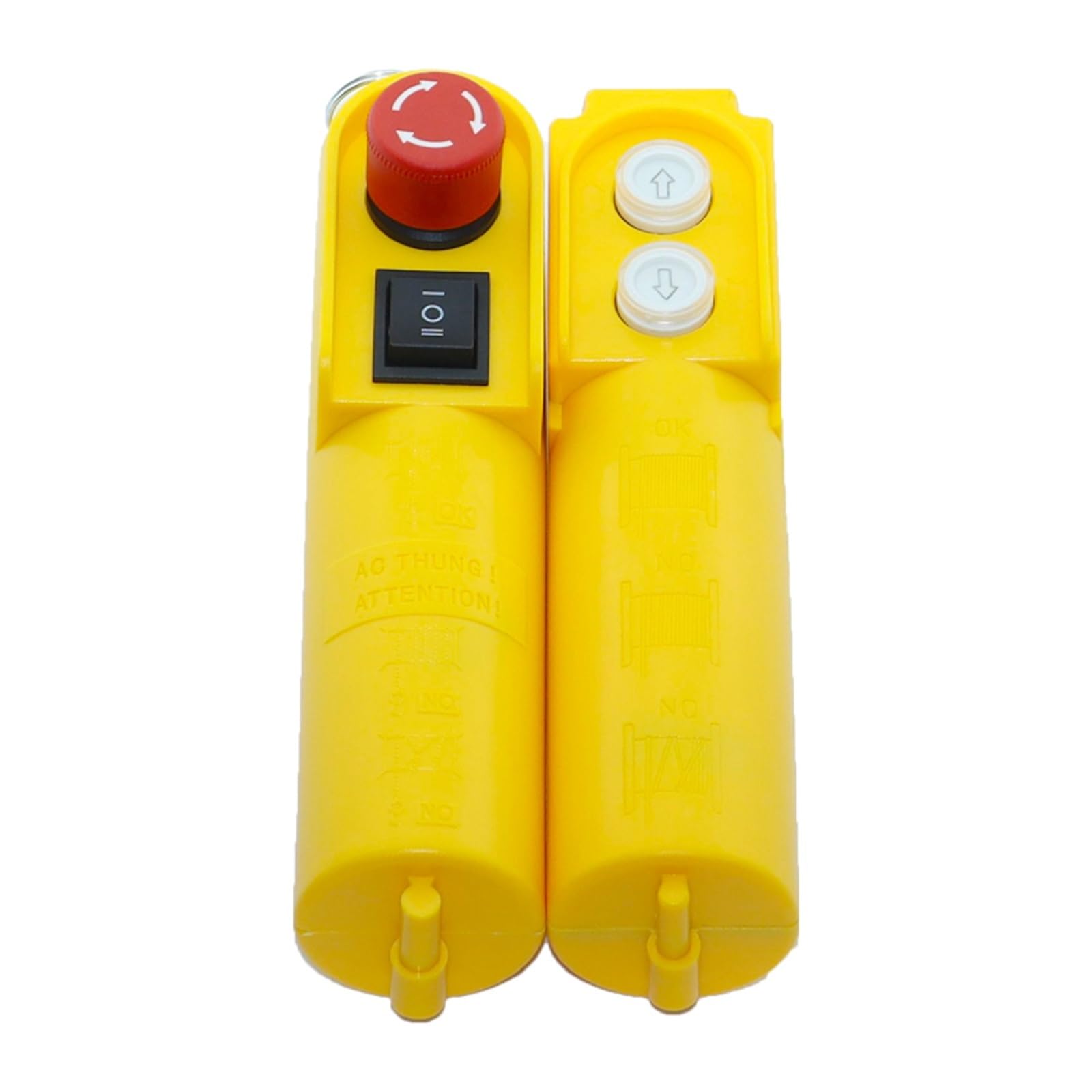 Drukknopschakelaar KDT-3 Op-Stop-Neer - GNS Brinkman webwinkel