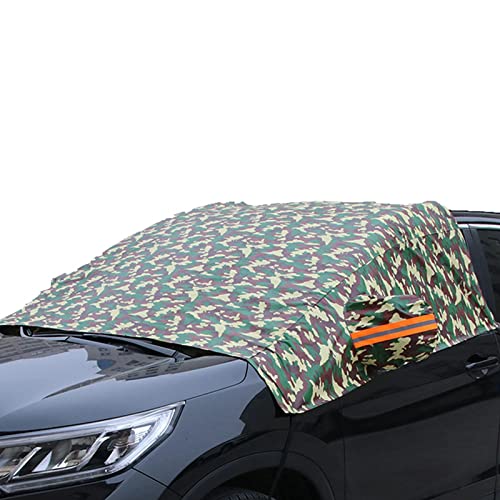Couverture pare-brise voiture anti-gel hivernal épais motif camouflage contre neige et glace