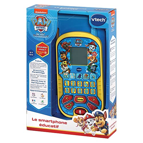 VTech Ordinateur Enfant Enfant & – Pat Patrouille Le Smartphone Éducatif Jouet Interactif – 3/ Version FR Enfant - vue 6