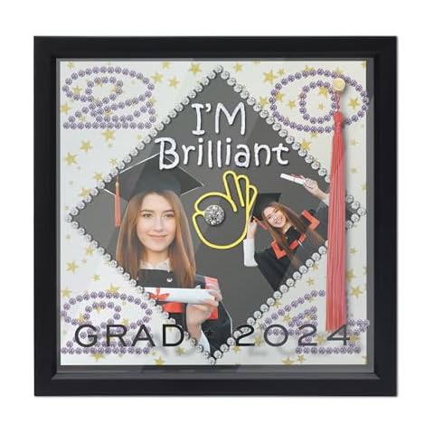 MIMOSA MOMENTS Grad 2024 Shadow Box Frame Cover