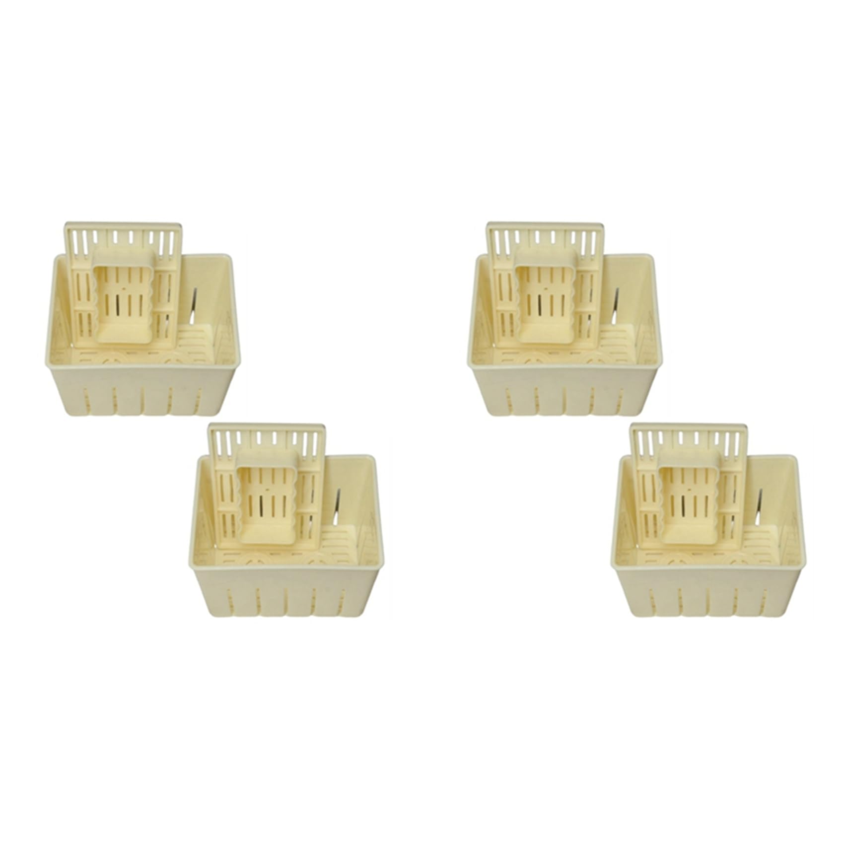 Vjsujehgy 4PCS Tofu-Press Mould Food Grade PP DIY Homemade Tofu-Maker Pressing Mold Kit Kitchen Tool Tofu-Box Tofu-Press Mold Kit