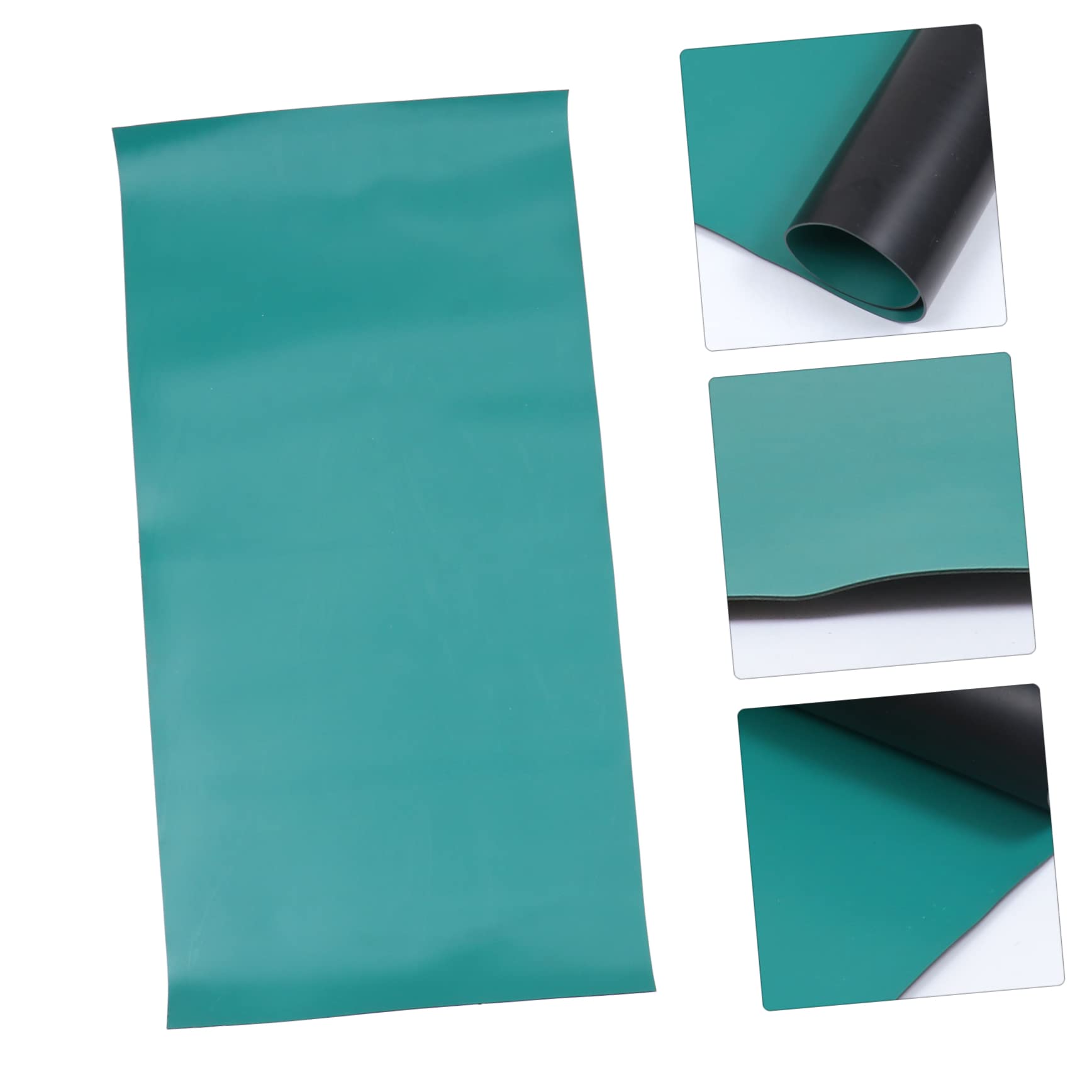Cabilock Antiestática Mesa Almohadilla Goma Resistente Laboratorio Protección Experimento Equipo Duradero Verde Negro
