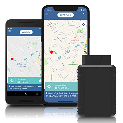 GPS Tracker for Vehicles - Moto Watchdog Real Time OBD Tracking Device