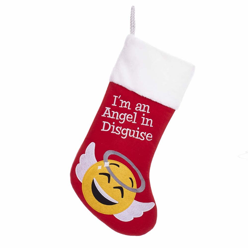 Calcetín navideño ángel h2177 de 19 pulgadas Kurt Adler
