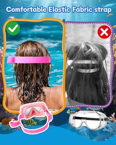 Set de Snorkel Dry Top para Niños con Máscara Antivaho y Visión Clara miniatura 5