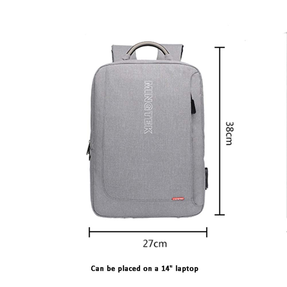 Plecak męski, na ramiona, prosty plecak dla studentów, miejsce na zabawę, torba biznesowa na laptop, bagaż podręczny, FENGMING (kolor: czarny, rozmiar: 27 x 10 x 38 cm)