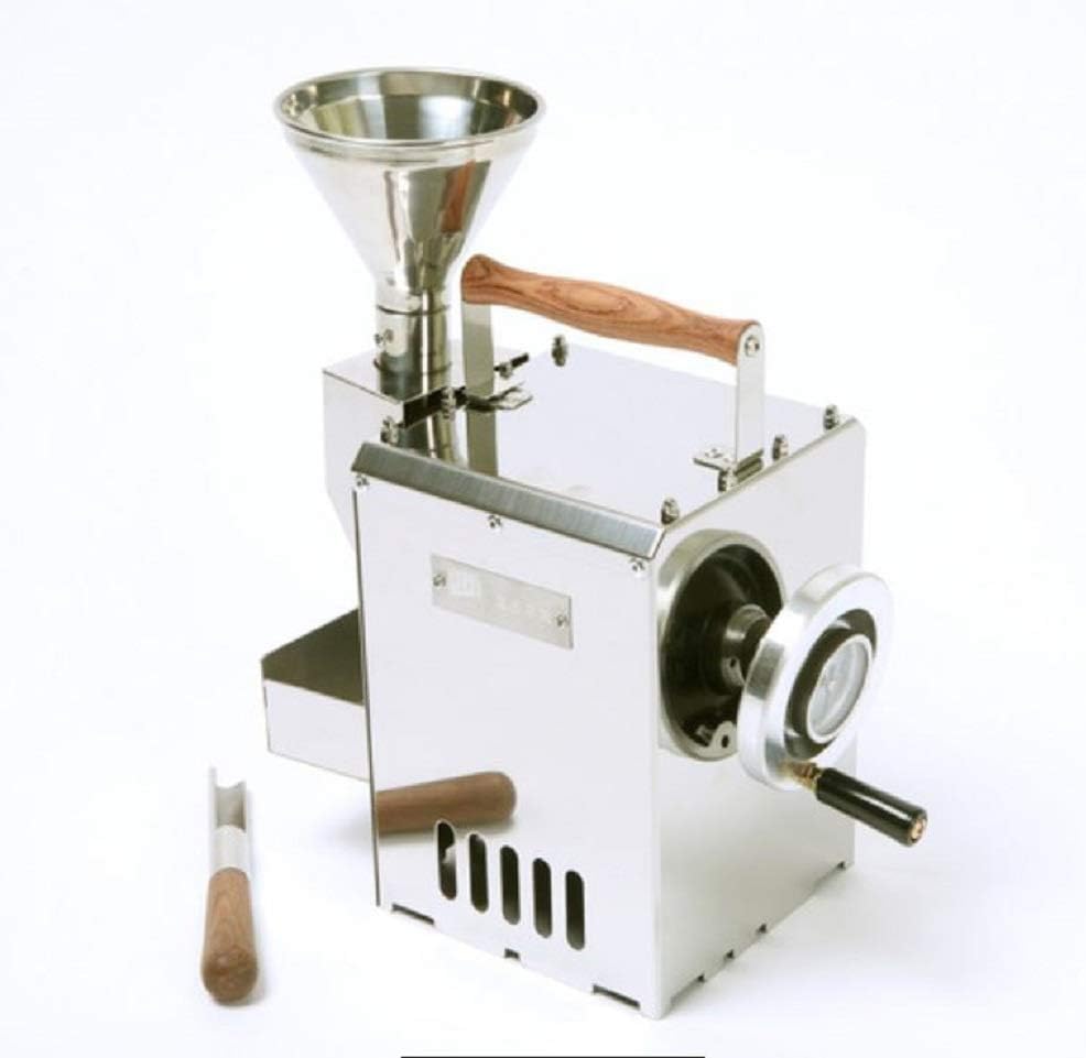 KALDI Home Coffee Roaster Hand Operated Type with Gas Burner (Manual) Including Sampler and Hopper