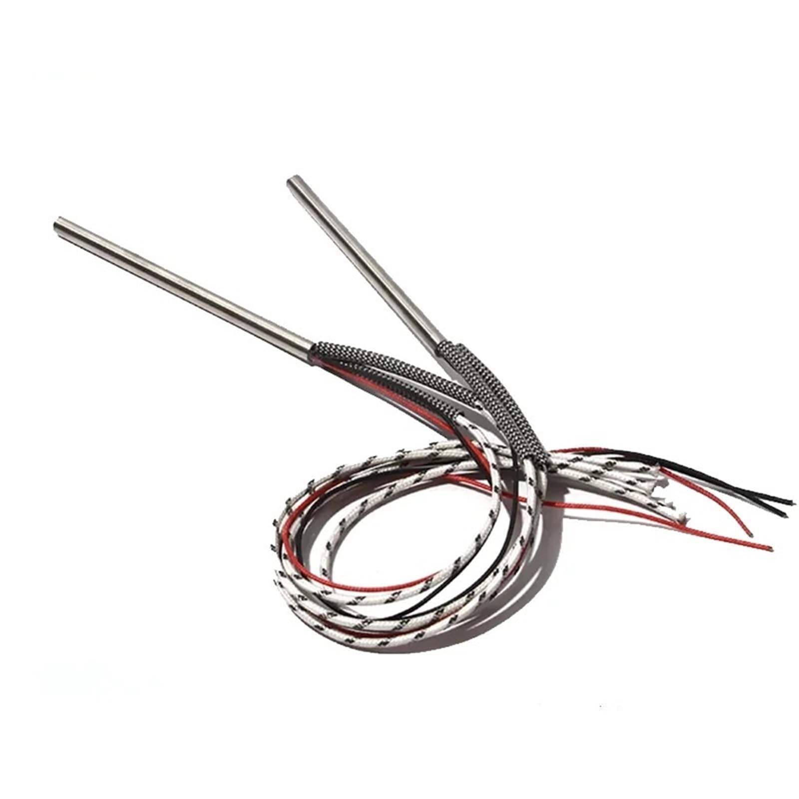 6 MM Durchmesser Elektrische Patrone Heizelement 140/145/150/155/160 K Thermoelement Rohr stange Widerstand 2 Stücke(380V_6X150MM 290W)