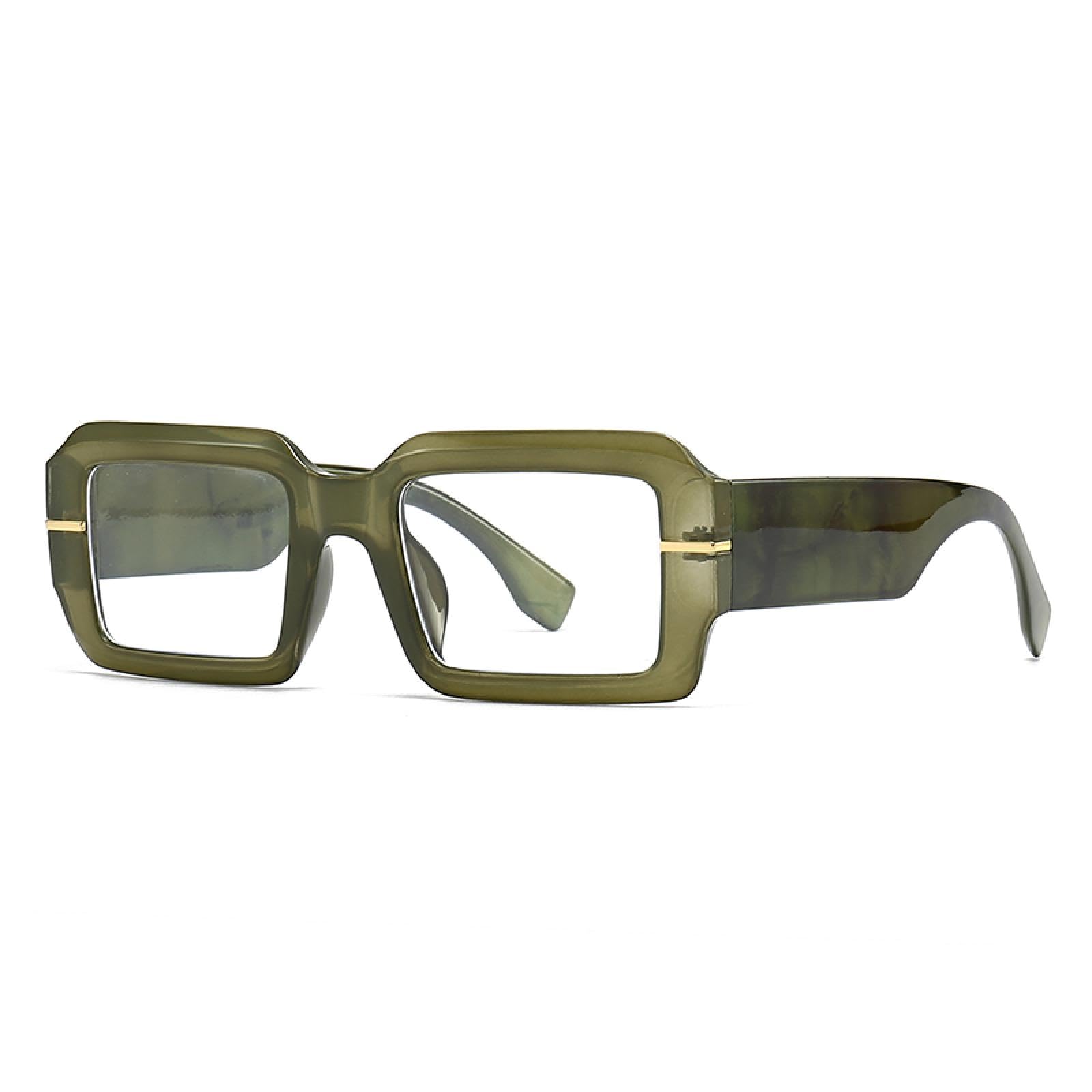 Moda Nowoczesne Retro Kwadratowe Ramki Płaskie Lustro Uliczne Okulary Przeciwsłoneczne Do Fotografii