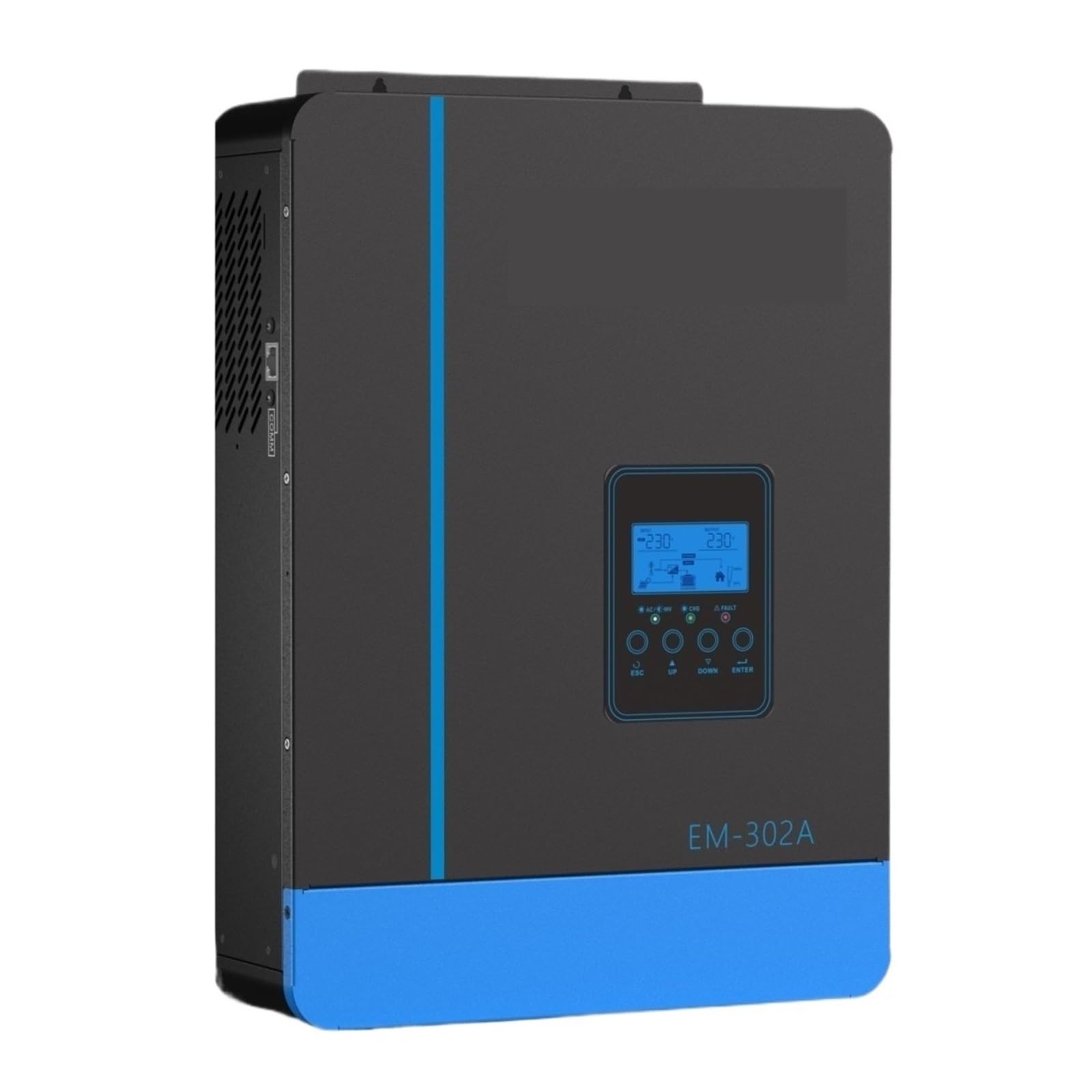 Hybrydowy Inwerter Solarny 3000W 3.2KVA 24V 3KW MPPT 80A PV 450VDC Czysta Fala Sinusoidalna UPS Ładowarka Do Baterii Lifepo4 Zróżnicowane Zastosowania(WITH WIFI)