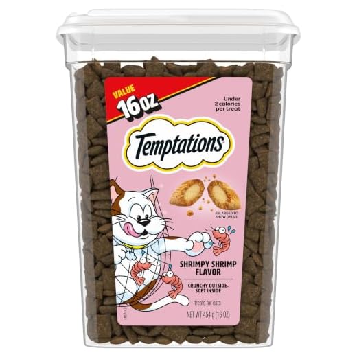 Temptations Classic Crunchy Cat Treats, Shrimpy Shrimp, 16 oz