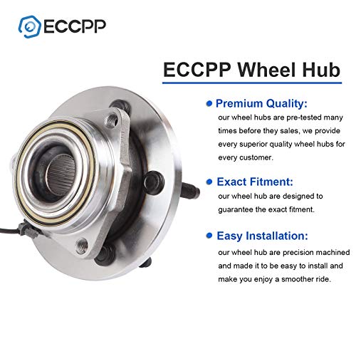 Image of ECCPP Front Wheel Hub Assembly for 2005-2010 Dakota 2006-2009